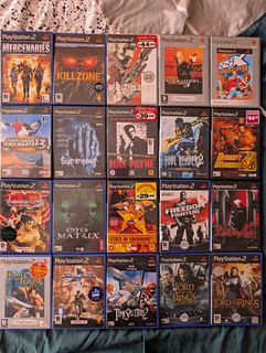 PlayStation 2 PS2 PAL Games Bundle w/ Cases Killzone Max Payne Tony Hawk 3
