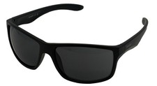 Timberland Sunglass Mens Matte Black Fade Plastic Wrap, Smoke Lens TU00021. 2B