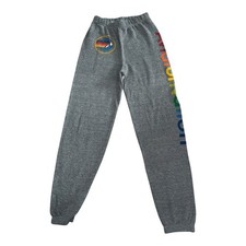 Aviator Nation Kids Rainbow Venice California Logo Sweatpants Size 14