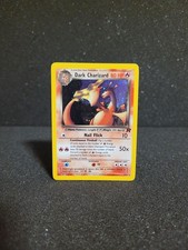 Pokemon Karte Dark Charizard - Swirl - 4/82 Team Rocket Set Holo Dunkles Glurak
