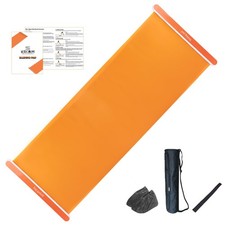 Slide Board Workout Equipment with A Pair of Booties and Sliding Bumpers for ...