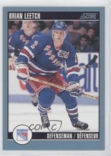 1992-93 Score Canadian Brian Leetch #375 HOF y0i
