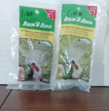 2 Rain Bird 15 AP Adjustable Pattern Sprinkler Nozzle, 0 - 360 deg, 15 ft NEW!!