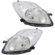 Scheinwerfer Set links & rechts Chrom H4 für Toyota Yaris _P9_ SCP9_ NSP9_ KSP9_