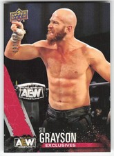 2021 Upper Deck AEW Exclusives /100 Stu Grayson #32