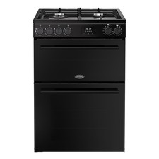 Belling Vision 60cm Dual Fuel Cooker - Black 444412047
