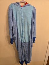 Stitch One Piece Pajamas PJs Sleeper Costume Adult Size Medium Lilo Stitch