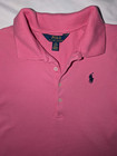 Ralph Lauren Polo Shirt Dress Pink Drop Waist Pony Man Logo Girls M 8 10 EUC NR — photo 3
