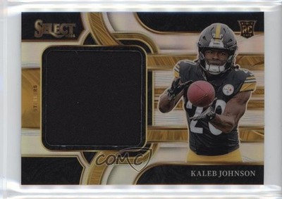 2025 Panini Select Jumbo Rookie Swatches 50/149 Kaleb Johnson #JRSW-KJN RC rw6