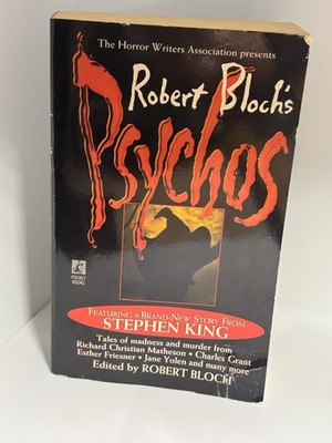 Robert Bloch's Psychos Robert Bloch 1997 Vintage PB ~ Stephen King