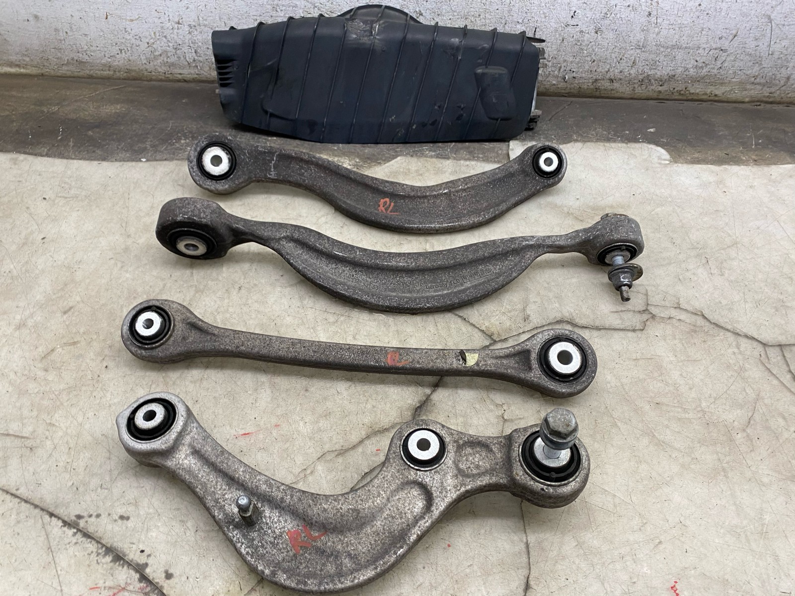 2015-2020 BENTLEY BENTAYGA OEM REAR LEFT UPPER LOWER CONTROL ARM SET x5 *109K*
