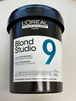 L'OREAL Blond Studio 9 Multi-Techniques Lightening Powder 17.6 oz 500g New FrSHP