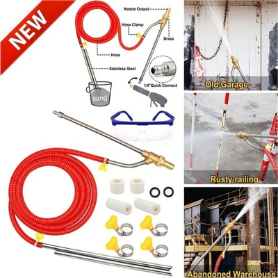 #ad Pressure Washer Sandblasting Kit 5000 PSI Wet Attachments for Rust Paint Removal $30.98