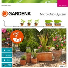 Gardena 13001-20 Micro-Drip-System Start-Set Pflanztöpfe M