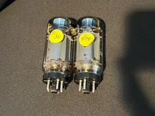 6CA7 EI Yugoslavia Fat Boy EL34 Platinum Matched Pair @NOS TV-7 Tested (BoxA)