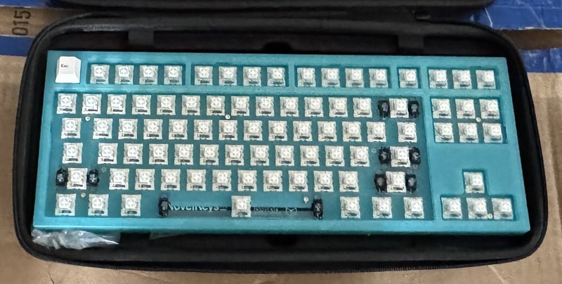 Novelkeys NK87 EE TKL Blumen Blue Mechanical Keyboard