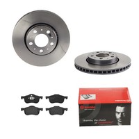 Brembo Bremsscheiben Ø286Mm + BremsbelÄGe Vorne FÜR Volvo S60 1 384 V70 2 285
