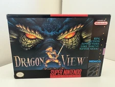 Drakkhen 2 Dragon View SNES Super Nintendo CIB Complete In Box