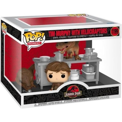 Funko Pop! Jurassic Park Tim Murphy & Velociraptors #1199 Vinyl Figure New