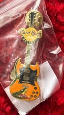 Hard Rock Cafe Pin Orlando Alice Cooper Memorabilia Guitar  Hat lapel logo snake