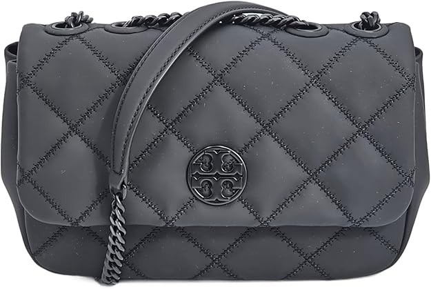 Tory Burch 149682 Willa Matte Women's Small Shoulder Bag (Black