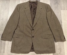 Canali Men  s Gold/Black Silk-Wool Blazer Sport Coat - Size 56R 46R US 
