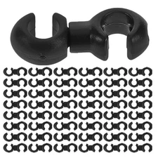 100 Pcs Bike Cable Clasps Bicycle Line Management Clips Wire Fasteners