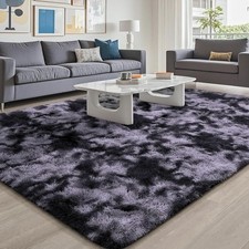 Teppiche Wohnzimmer - Dunkelgrau Vorleger für Schlafzimmer Antirutsch - Modern S