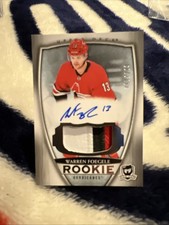 2018-19 UD The Cup RPA Patch Warren Foegele RC Auto 067/249 #83