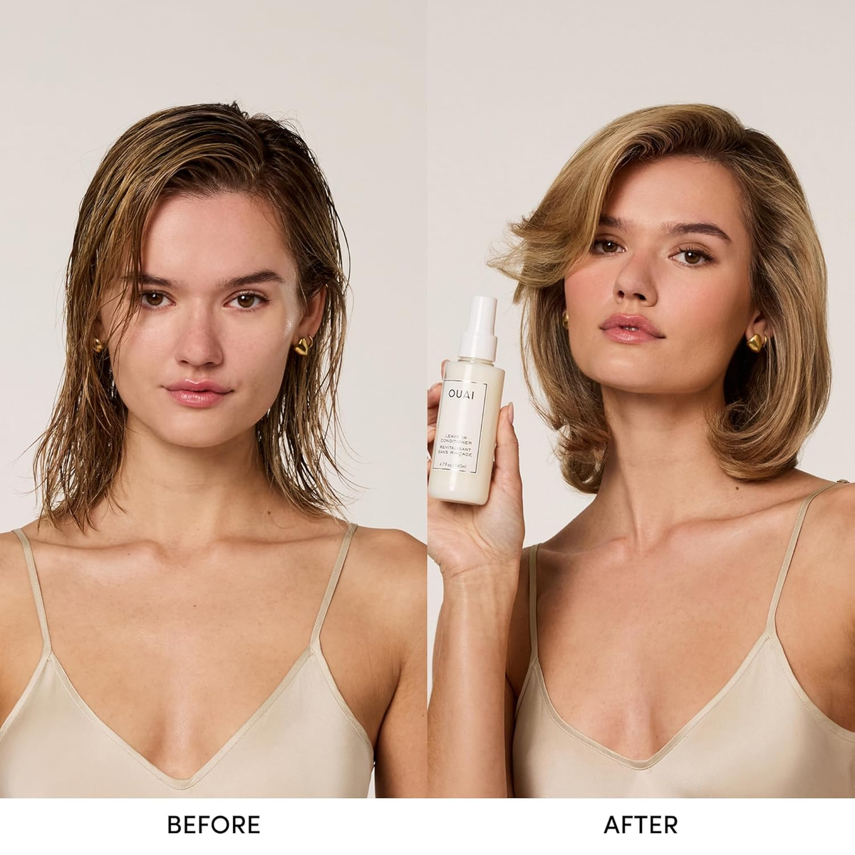 OUAI Leave in Conditioner & Heat Protectant for Hair - Prep Hair