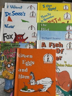 Dr. Seuss & Children s Picture Books Lot (11) Green Eggs Ham Fox in Socks ABC