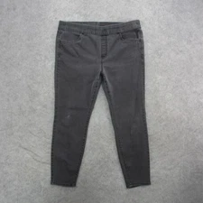 EVRI Pants Womens Plus 16W Gray Mid Rise Jegging Pull On Stretch Denim Casual