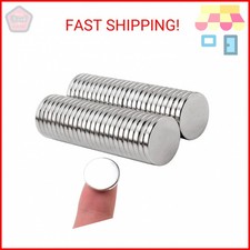 MIN CI 50 Pcs Super Strong Neodymium Disc Magnets, 15mm x 2mm Tiny Small Magnets