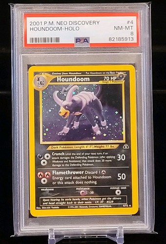 Houndoom (Unlimited) graded PSA 8 for sale on eBay