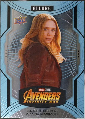 2022 Upper Deck Allure Marvel #128 Elizabeth Olsen as Wanda Maximoff HS NM
