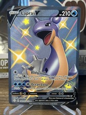 Lapras V SV110/SV122 Full Art Rare Pokemon Shining Fates MINT 