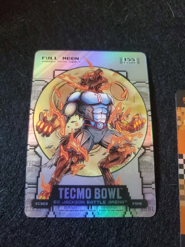 2026 Bo Jackson Battle Arena Tecmo Full Moon Fire Power 155 Warren Moon