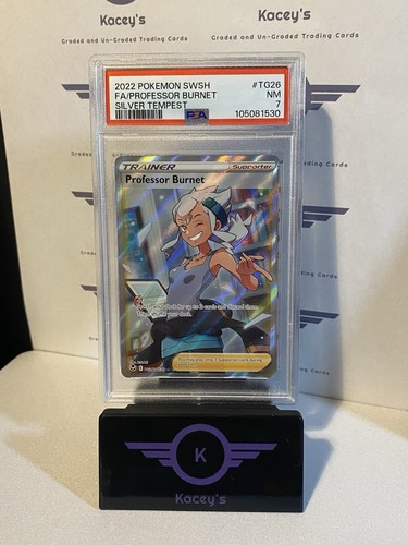 Professor Burnett TG26/TG30 - Pokemon Silver Tempest Trainer Gallery Full Art NM - Picture 1 of 1