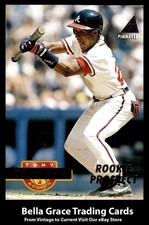 1994 Pinnacle Tony Tarasco #256 Atlanta Braves Rookie Prospect MLB Baseball 