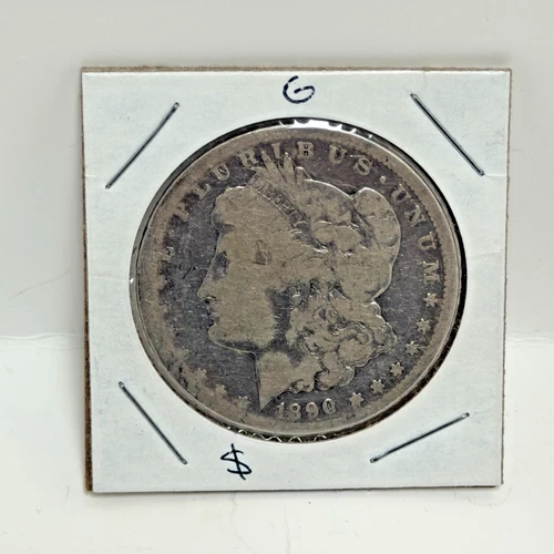 1890-CC Morgan Silver Dollar – Carson City Mint – Good Condition – Historic 90%