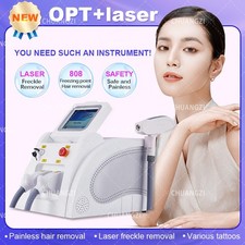 OPT LASER Portable 2 in 1 Machine for Hair Removal Tattoo Skin Rejuvenation