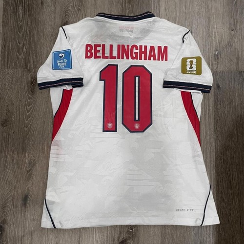 2026 World Cup England Home Jude Bellingham #10 White Short Sleeve Jersey