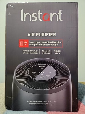 Instant Home And Office Air Purifier Truple Filtration And Plasma Ion Tech New!!