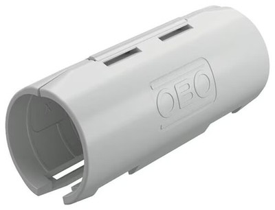 OBO Bettermann 3000 MMS M32 LGR Quick-Pipe-Verbindungsmuffe, lichtgrau (2154087)