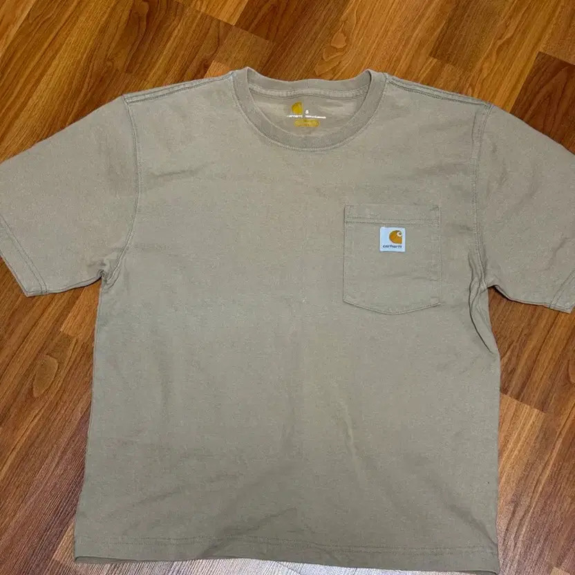 Carhartt Pocket Short Sleeve T-shirt in Beige