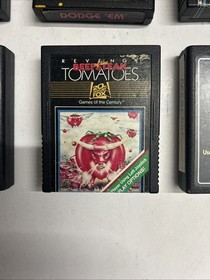 Atari 2600 Lot Of 6 Games, Ms PAC Man, Tomatoes, Mega Force