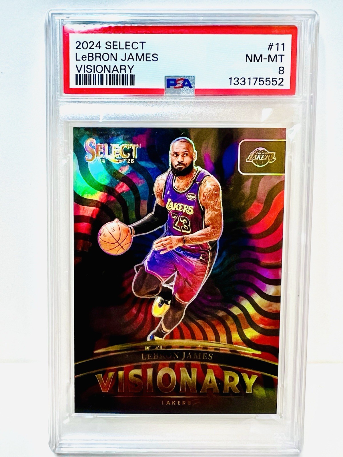 LeBron James Visionary Case Hit SSP 2024-25 Panini Select Insert RARE Lakers #11