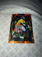 2025 Panini Select - Concourse Nick Kurtz #63 Orange Flash Prizm (RC)