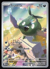 Trubbish 140/086 White Flare Holo Near Mint Oswaldo KATO Pokemon TCG