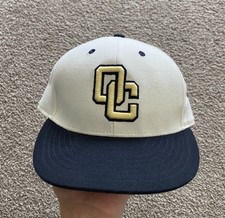 OTF Pro Line Texas OC Made In USA Baseball Team Hat Fitted Uni White Size 7